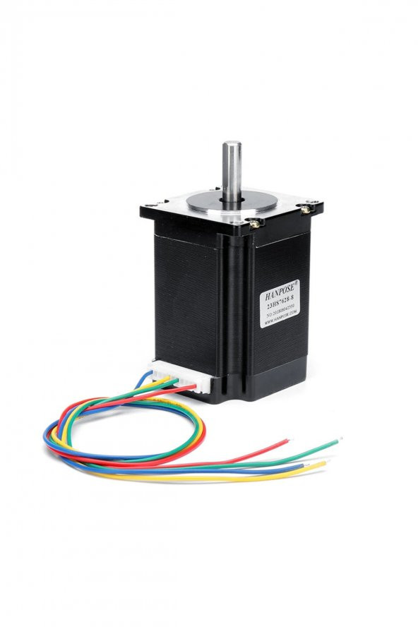 23HS7628 Nema 23 Step Motor 1.9Nm  3.2V 2.8A D Mil 2 Faz 1.8 Derece 200 Adım 3D Yazıcı Printer - Resim 2