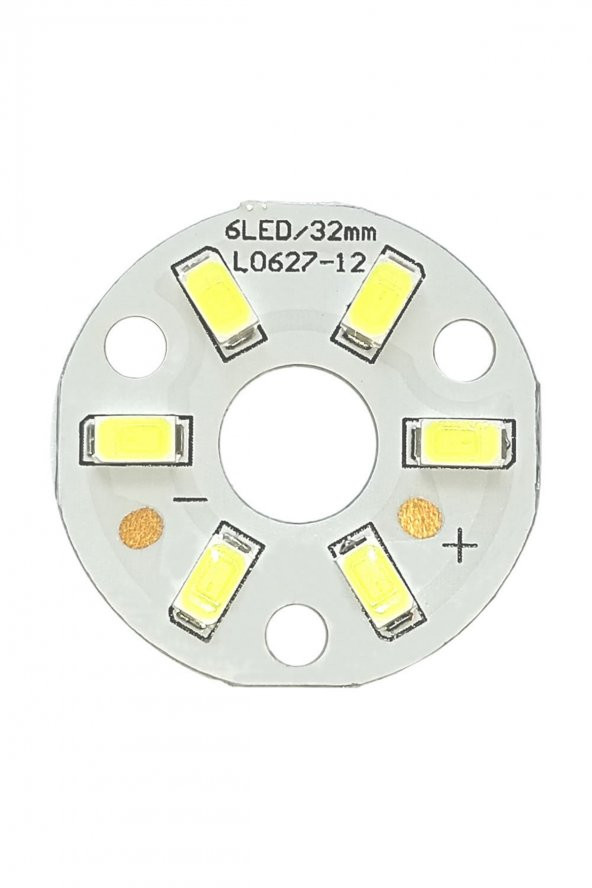 5730 12V 3W 32mm Beyaz Led Modül Aluminyum Pcb 6 Led Lamba Aydınlatma Işık ürün görseli 1