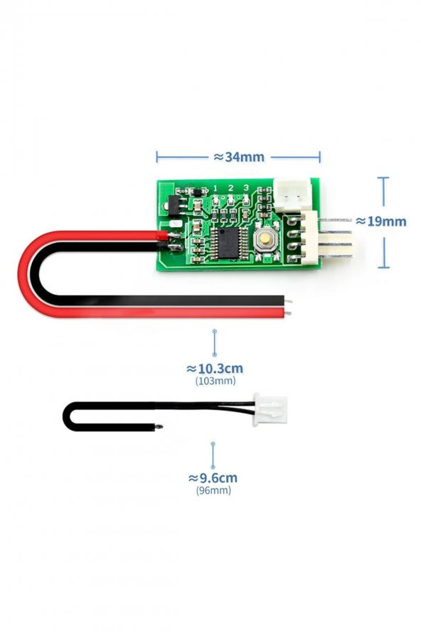 DC 12V PWM Fan Hız Kontrol Devresi PC CPU Soğutucu Fan Alarm STK IC için 4 Telli Bilgisayar Sıcaklık ürün görseli 1