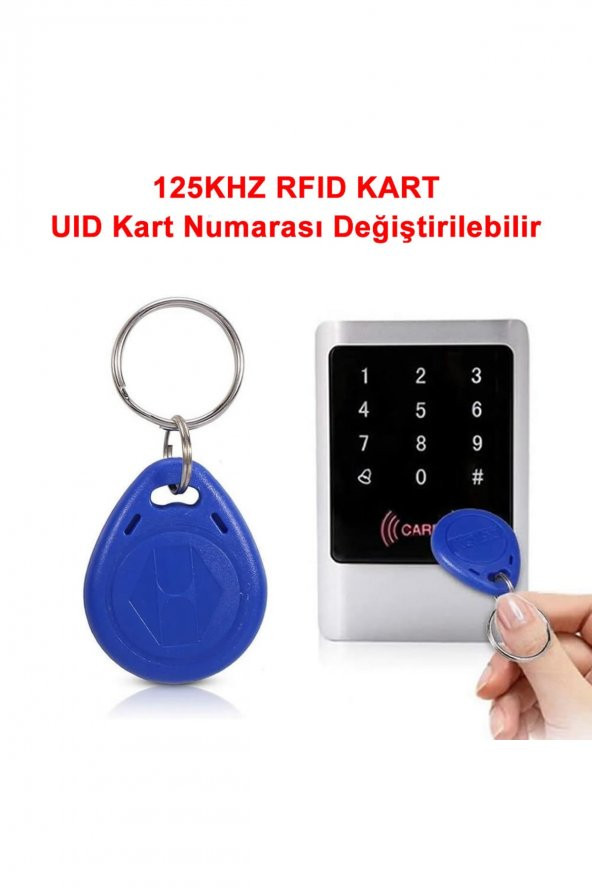 UID Kimlik Numarası Değiştirilebilir 125KHZ RFIDRfid Manyetik Anahtarlık  Proximity Göstergeç EM4100 ürün görseli 1