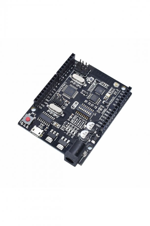 Arduino UNO R3 Wifi ESP8266 CH340  Micro Usb 32Mbit Kablosuz İnternet Kod Geliştirme Eğitim Kartı ürün görseli 1