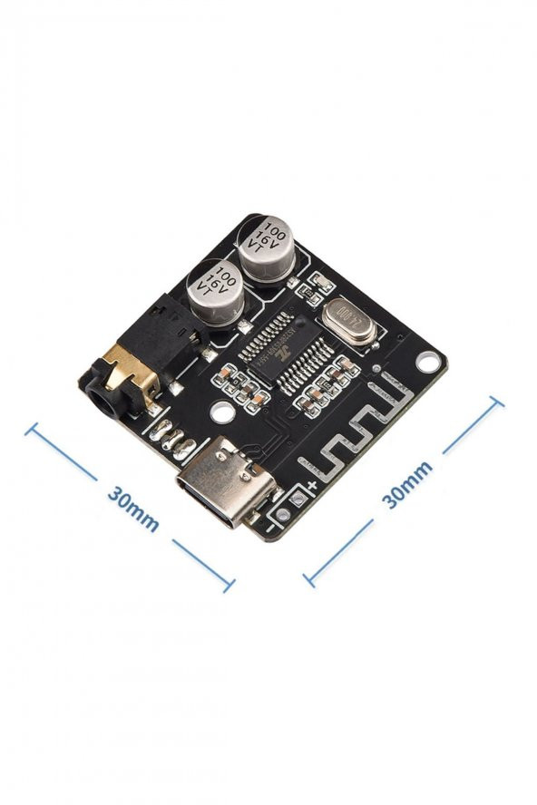 VHM-314 Type-C Bluetooth Kablosuz Ses Mp3 Modül  Amfi Müzik Çalma Kartı DC 5V Usb Lityum Pil Batarya Stereo Player ürün görseli 1