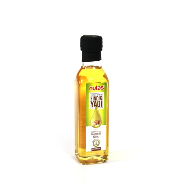 Nutas Fındık Yağı - 250ml Cam Şişe - Resim 3