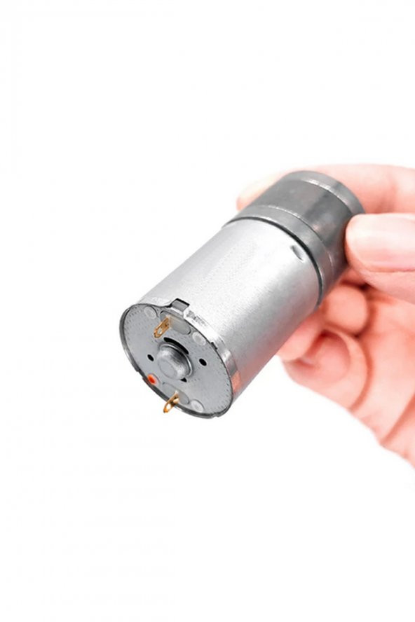 24V 1000Rpm JGA25-370 Redüktörlü DC Motor  Metal Dişli Yüksek Tork Kuvvet 25mm ürün görseli 1