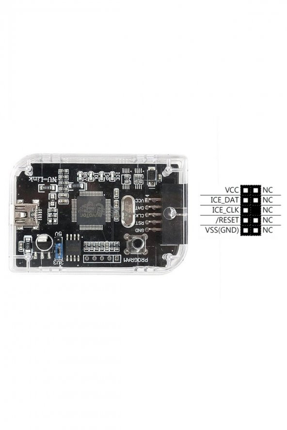 Nuvoton Nu-Link ICP Programlayıcı  ARM Cortex M0 M4 Nu Micro Emülatör Swd Uart Downloader - Resim 6