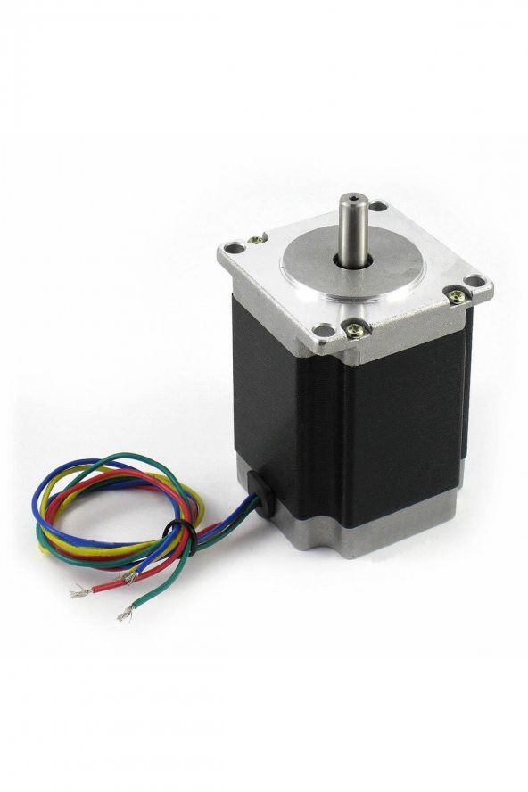 57HS8230 Nema 23 Step Motor 2.2Nm 3.6V 3A 6mm Mil 2 Faz 1.8 Derece 200 Adıım 3D Yazıcı Printer - Resim 2