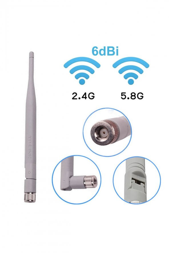 6dBi RP SMA Erkek Anten ürün görseli 1