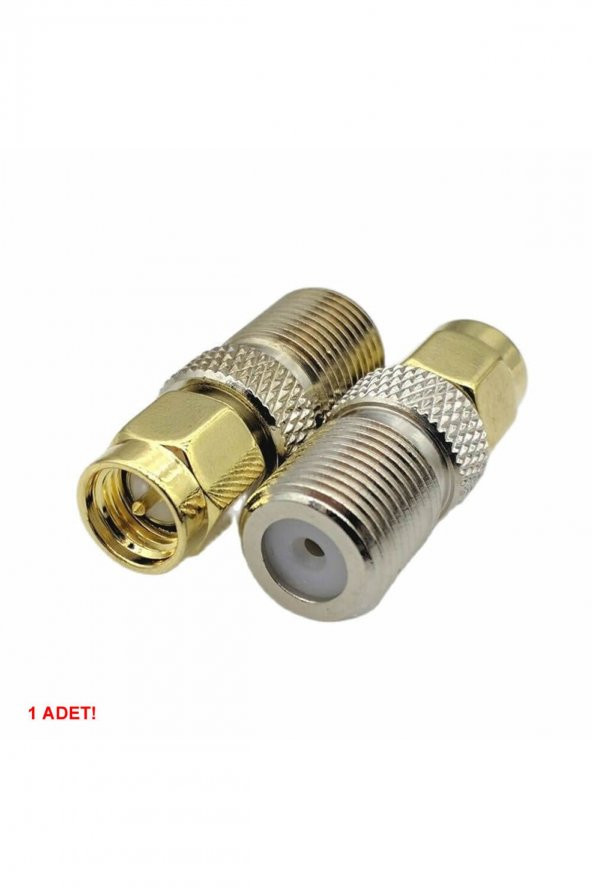 F Tip Dişi to SMA Erkek Adaptör Soket Konnektör  0-6GHz CCTV TV Radyo RF Wi-Fi Anten FPV Lora Helium ürün görseli 1