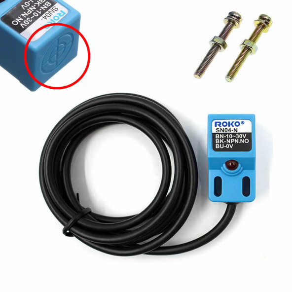 SN04-N Endüktif 4mm Metal Algılayıcı Sensör Npn NO  Temassız Proximity Anahtar DC 10V / 30V CNC 3D ürün görseli 1