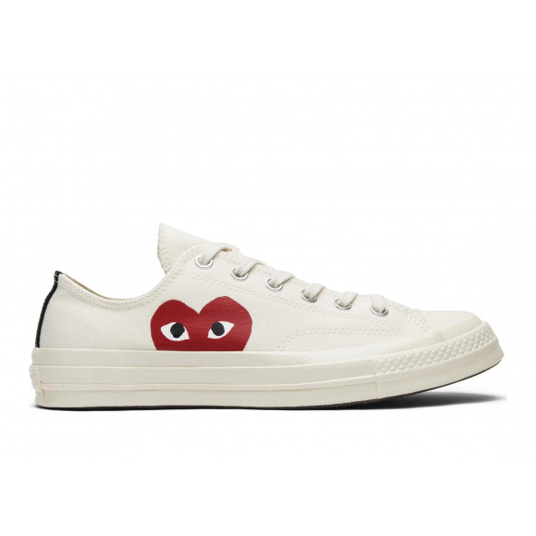 Converse Chuck Taylor All-Star 70 Ox Comme des Garcons PLAY White  Kısa Spor Ayakkabı 150207C.106 ürün görseli 1