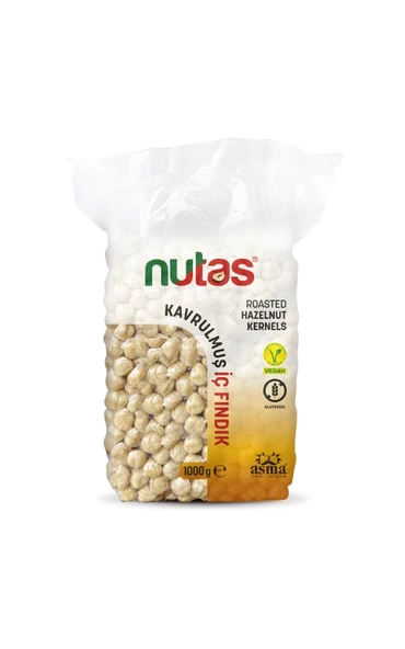 Nutas Kavrulmuş İç Fındık - 1000g Vakum Paket ürün görseli 1