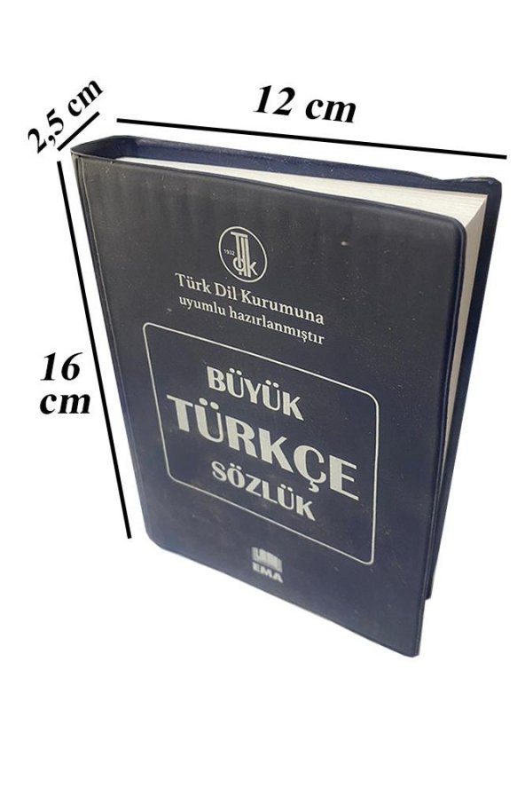 Büyük Türkçe Sözlük Tdk Uyumlu Orta Okul Plastik Kapak 544 Sayfa Renkli 1 Adet Ema 12x16 cm Türkçe Sözlük 5-6-7-8 Sınıf ürün görseli 1