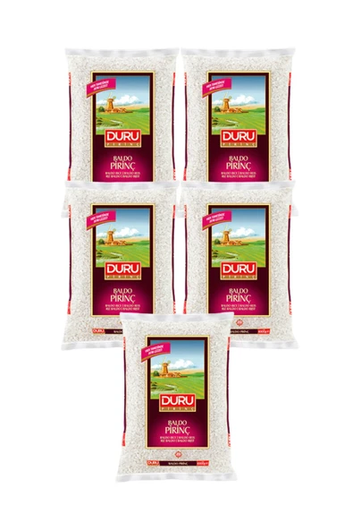 Duru Baldo Pirinç 1000 gr 5 li ürün görseli 1