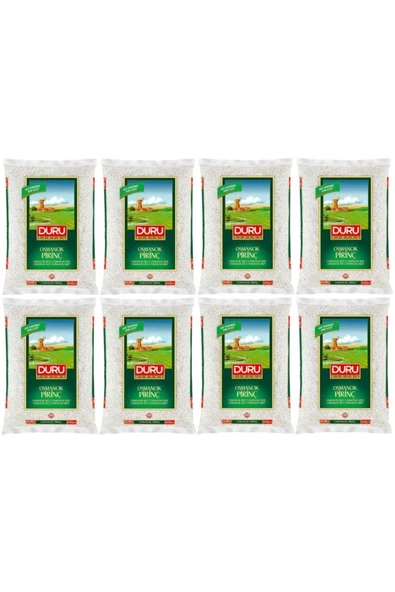 Duru Osmancık Pirinç 1 Kg X 8 Adet ürün görseli 1