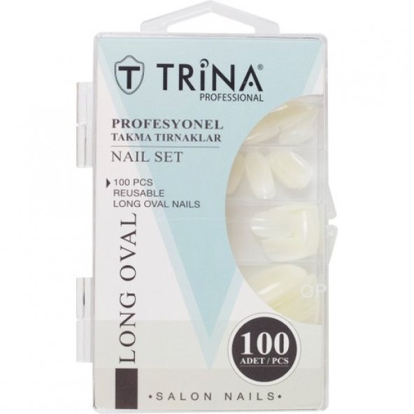 Trina Takma Tırnak 100‘LÜ Kutulu (Long Oval) - 02 ürün görseli 1
