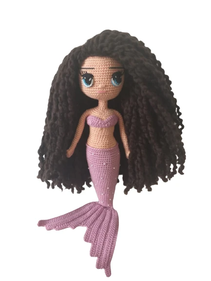 Deniz Kızı Eftelya Bebek Amigurumi Organik Oyuncak ürün görseli 1
