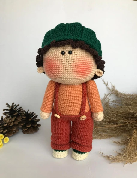 Gilbert Bebek Amigurumi Organik Oyuncak ürün görseli 1