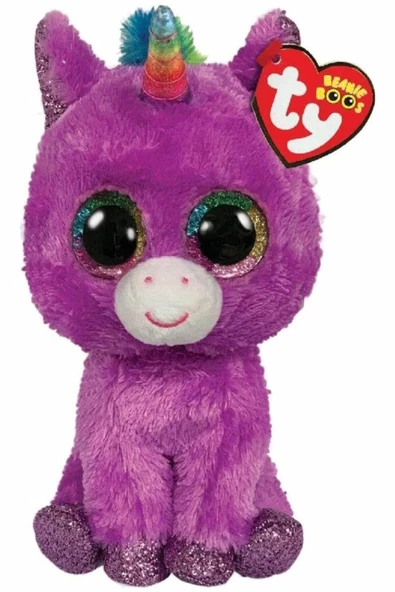 Ty Beanie Boos Peluş Mor Unicorn 15 cm ürün görseli 1