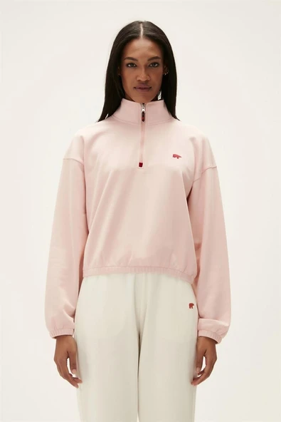 Bad Bear 22.04.12.004-C39 Scarlette Half Zip Kadın Sweatshirt ürün görseli 1
