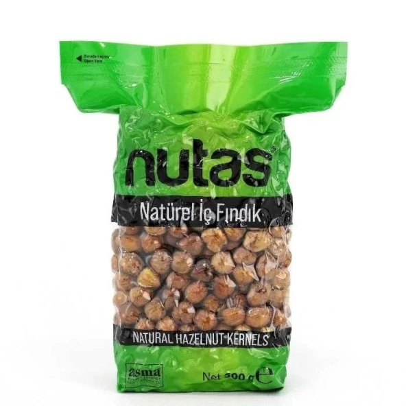 Nutas Natürel İç Fındık – 500g Vakum Paket ürün görseli 1