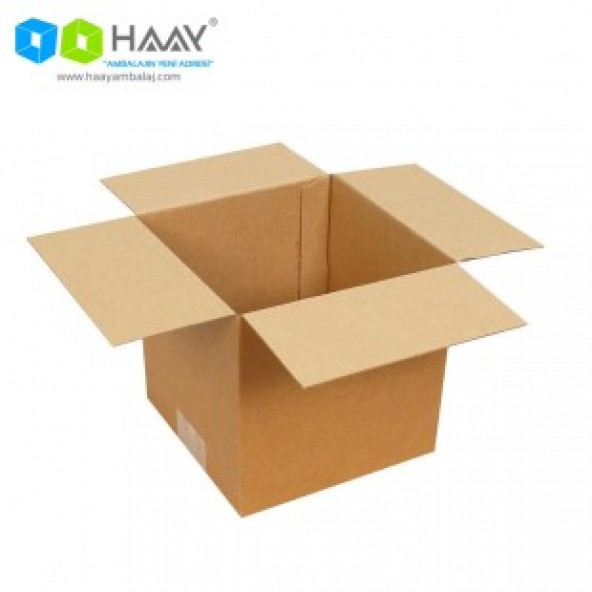 HAAY AMBALAJ 15x15x15cm Tek Oluklu Koli - Kraft (25 Adet) ürün görseli 1