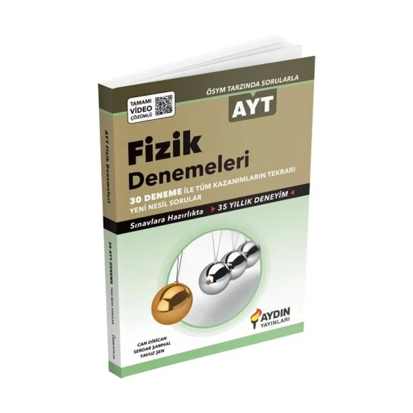 AYT Fizik 30 Deneme ürün görseli 1