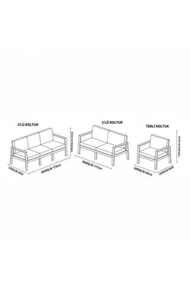adımshops Safir Bahçe,balkon,cafe,çay Seti - Resim 2