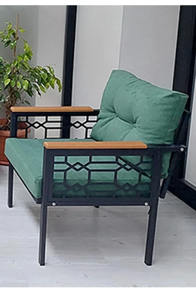 adımshops Adımshos tekli Lazer Balkon-Bahçe-Ofis-Kafe Çay Seti Koltuk Oturma Takımı-Oturma Grubu ürün görseli 1