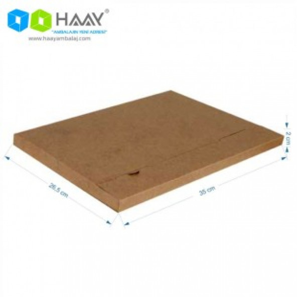 HAAY AMBALAJ  35x26,5x2cm Tablo Kutusu - Kraft (15 ADET) ürün görseli 1