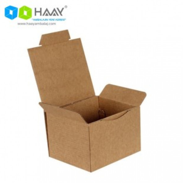 HAAY AMBALAJ 12x7x8cm Kilitli Kutu-kraft (60ADET) ürün görseli 1