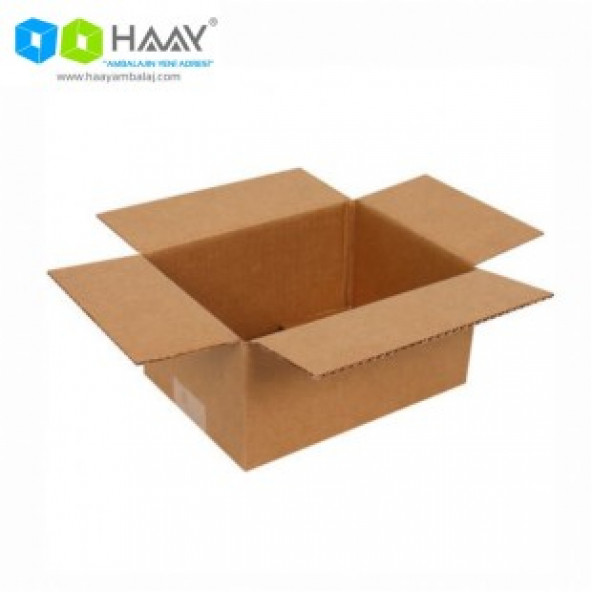HAAY AMBALAJ 23x13x12cm Tek Oluklu Koli - Kraft (25 Adet) ürün görseli 1