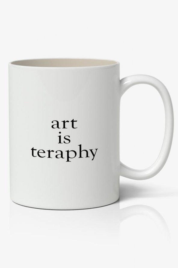 Art is Treaphy Kupa Bardak Baskılı Kahve Kupa Bardak ürün görseli 1