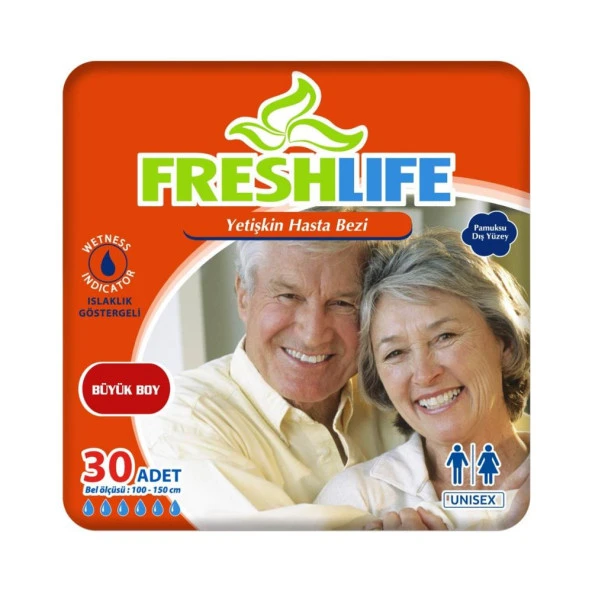 Freshlife Belbantlı Hasta Bezi 30 Lu Large ürün görseli 1