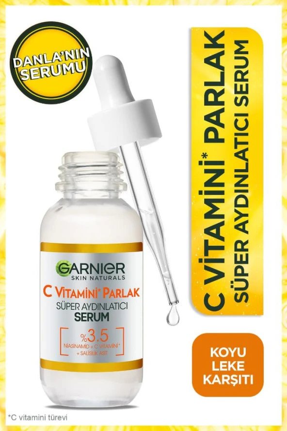 Garnier C Vitamini Parlak Süper Aydınlatıcı Serum 30ml - Resim 9