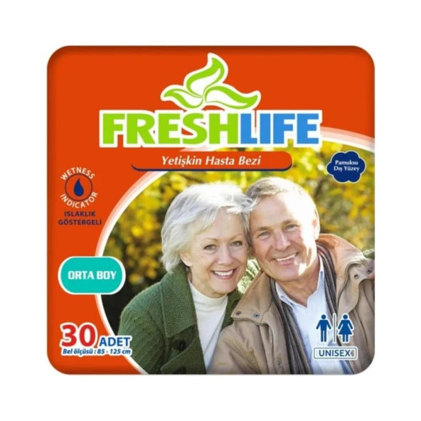 Freshlife Belbantlı Hasta Bezi 30 Lu Medium ürün görseli 1