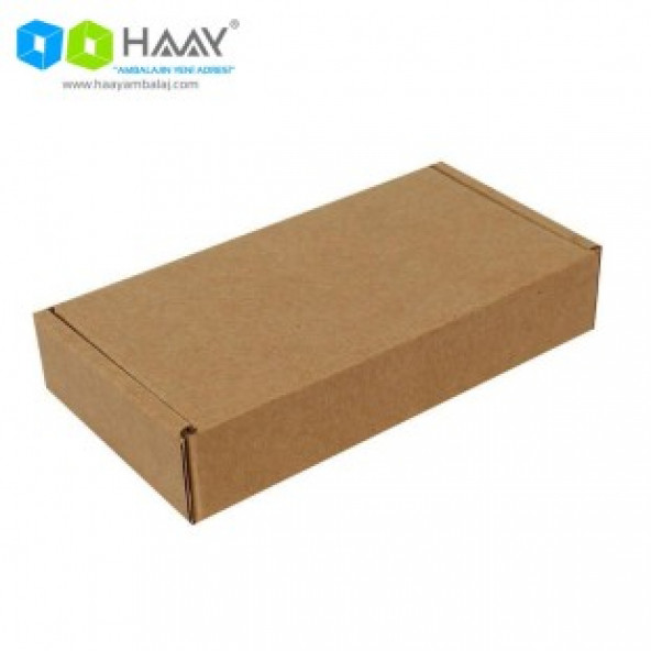 HAAY AMBALAJ 16x8x4cm Kilitli Kutu - Kraft (50ADET) ürün görseli 1