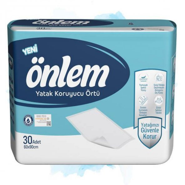 Önlem Yatak Koruyucu Örtü 60x90 Cm 30 Lu ürün görseli 1