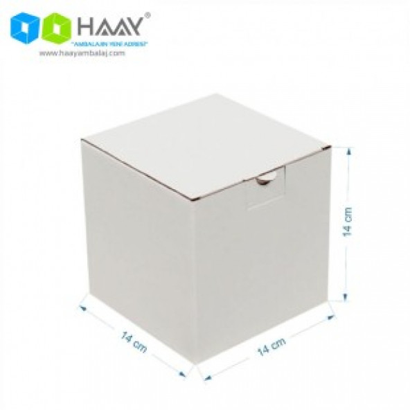 HAAY AMBALAJ 14x14x14cm Beyaz E-ticaret Kargo Kutusu (25 Adet) ürün görseli 1