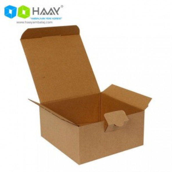 HAAY AMBALAJ 13,5x13,5x6,5cm Kraft E-ticaret Kargo Kutusu (35 Adet) ürün görseli 1