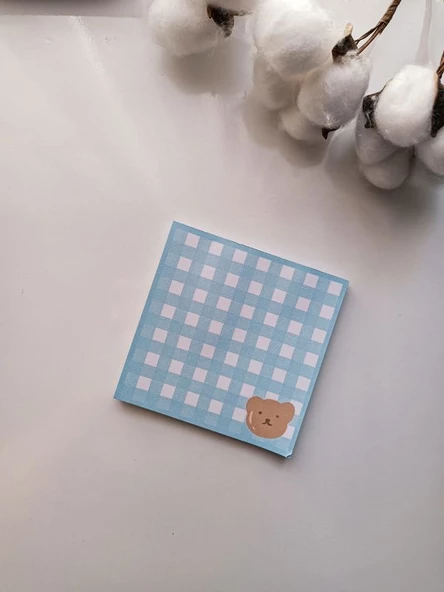 Çeşitli Figürler Desenli Memopad Not Defteri Bloknot Çek Kopar Tutkallı Defter ürün görseli 1