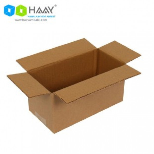 HAAY AMBALAJ 20x10x10cm Tek Oluklu Koli (50 Adet) ürün görseli 1