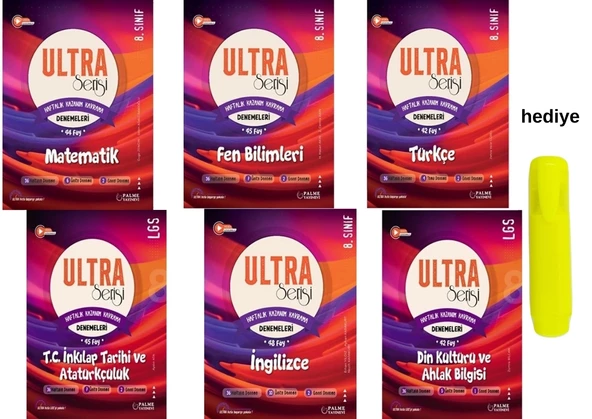 Palme Yayıncılık 8. Sınıf Ultra Serisi Tüm Dersler Denemeleri 266 Föy ürün görseli 1