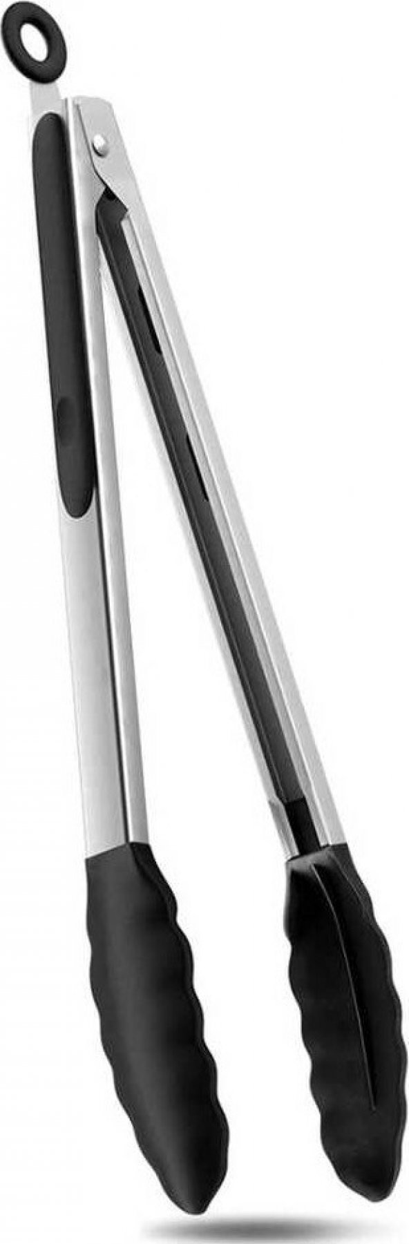 Kosova SLK-208 Metal Saplı Silikon Maşa Siyah 01608 ürün görseli 1
