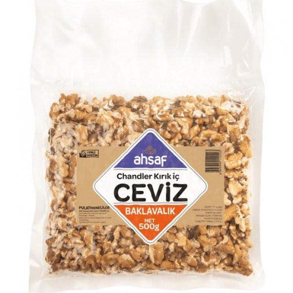 AHSAF  Baklavalık Kırık İç Ceviz 500 Gr (Vakum) ürün görseli 1