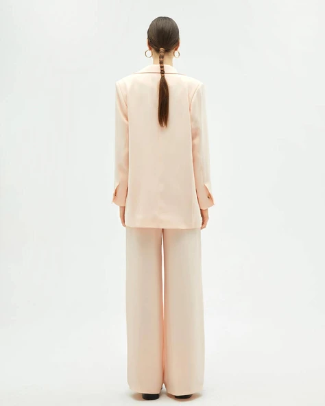 Somon Oversize Blazer Ceket - Resim 4