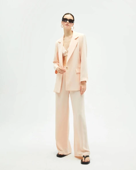 Somon Oversize Blazer Ceket - Resim 3
