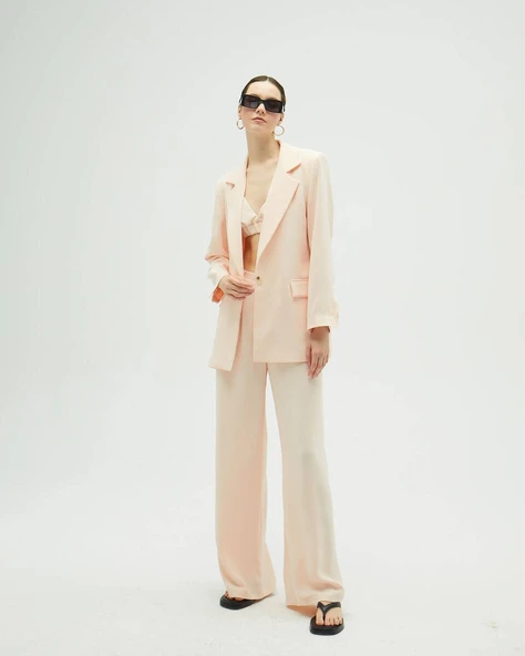 Somon Oversize Blazer Ceket - Resim 2
