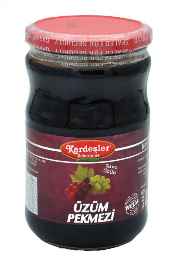 Kardeşler Üzüm Pekmezi (%100 Üzüm) Cam Kavanoz 800 G ürün görseli 1