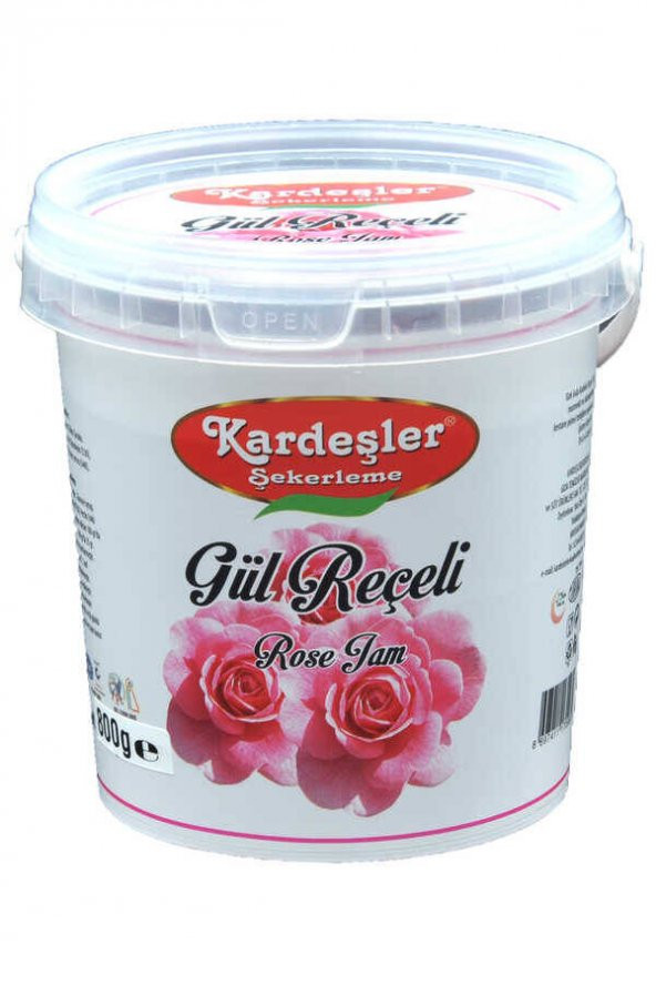 Kardeşler Gül Reçeli Kova 800 G ürün görseli 1