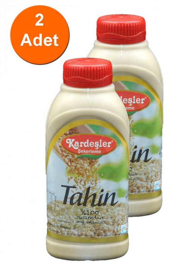 Kardeşler Tahin (%100 Susamdan) Bidon 480 G x 2 Adet ürün görseli 1